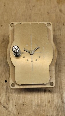 Lincoln Capri 1955 1956 tablero interior reloj dorado GEO W BORG Corp  Foto 1 de 4