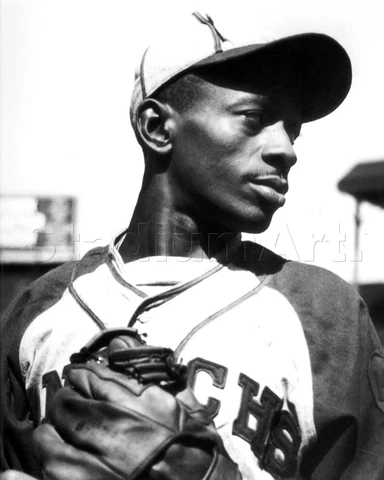 Satchel Paige Kansas City Monarchs Negro League MLB Baseball Photo 11"x14" 1 Cover