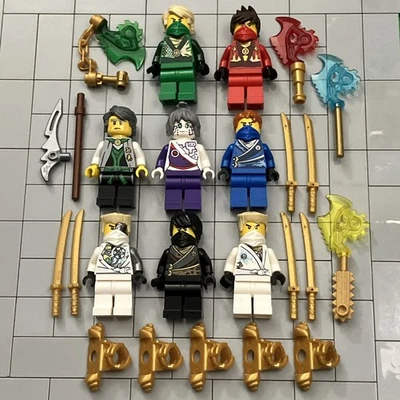 LEGO Ninjago Minifigure Rebooted Nindroid Ninja Lot Of 8 F8 6 - Image 1 of 2