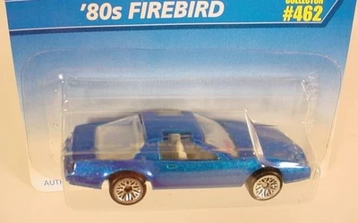HOT WHEELS COLLECCIONISTA # 462 AZUL AÑOS 80 FIREBIRD CON LW Foto 1 de 2
