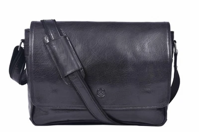 Bandolera de cuero para computadora portátil de 16" para hombre con funda de carrito para... Foto 1 de 4