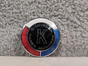 Original 1964 Chrysler Three Hundred K Enamel Car Body Emblem OEM VTG 300K - Bild 1 von 2