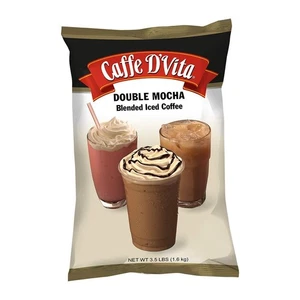 Caffe D'Vita Double Mocha Blended Ice Coffee Mix - 3.5 Lb Gluten Free Frappe - Picture 1 of 1
