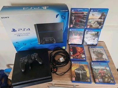 Sony PlayStation 4 - 1TB + 8 Games - Image 1 of 3