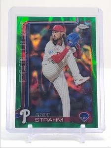 MATT STRAHM 2025 TOPPS CROMO VERDE LAVA REFRACTOR PHILLIES/99 Q4920 - Imagen 1 de 2