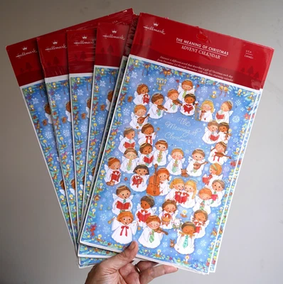 (7) NEW Meaning of Christmas Advent Calendar HALLMARK Card Angels Kelly LaPalme - Image 1 of 4