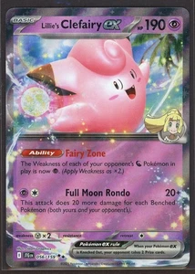 Lillie's Clefairy ex Pokemon Journey Together 056/159 Double Rare - Picture 1 of 2
