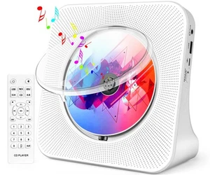 Tragbarer CD-Player mit Lautsprechern, CD-Player für Zuhause, Bluetooth CD-Player mit... - Bild 1 von 7