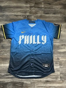 Trea Turner City Connect Jersey MLB Philadelphia Phillies Mens Medium NEW - Picture 1 of 6