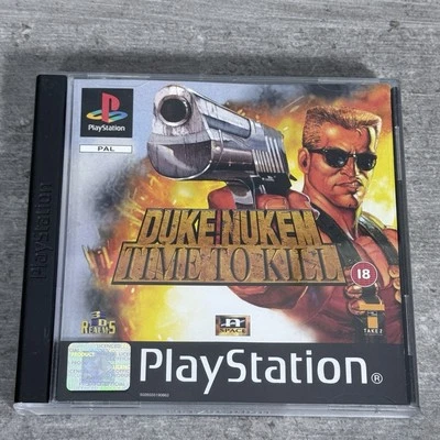 Duke Nukem Time To Kill PS1 PlayStation 1 Game - PAL w/Manual Shooter - Image 1 of 4