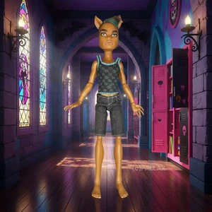 MONSTER HIGHBBR83 MUSIC FESTIVAL - CLAWD WOLF / MATTEL 2013 - Picture 1 of 2
