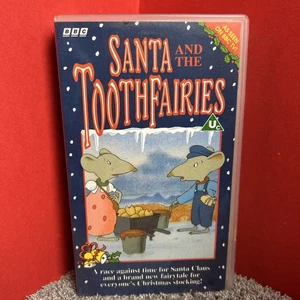 Santa And The Tooth Fairies, BBC, VHS Video, Vintage 90’s, Retro, Kids, Animated - Picture 1 of 4