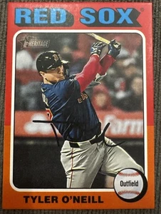 2024 Topps Heritage High Number Tyler O'Neill #590 Mini SP Parallel - Red Sox - Picture 1 of 2