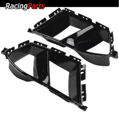 Cubierta de rejilla de conducto de aire para parachoques negra para BMW G80 M3 G82 G83 M4 2021-24 Foto 1 de 4