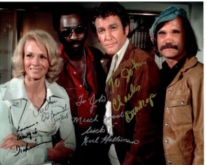 POLIZEIFRAU signiertes 8 x 10 DARSTELLER Foto an John ANGIE DICKINSON EARL ED CHARLES - Bild 1 von 1