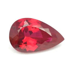 AAA Grade Natural Mozambique Blood Red Ruby Pear Cut Loose Gemstone 18x11MM - Picture 1 of 5
