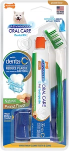 Advanced Oral Care Natural Dog Dental Kit Peanut Flavor 2.5 Oz. - Picture 1 of 15