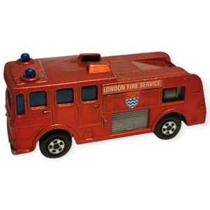 Vintage Matchbox Lesney No.35 MERRYWEATHER FIRE ENGINE TRUCK Diecast Car Toy Red - Picture 1 of 7