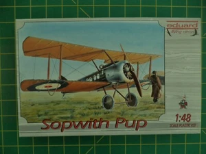 RARE - NEW Sopwith Pup -- WWI British -- Eduard Kit No. 8011 -- 1:48 scale - Picture 1 of 3