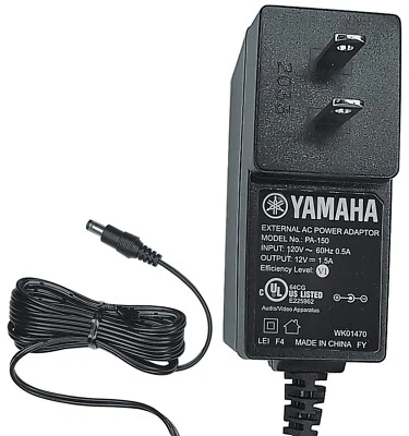 OEM 12V 1.5A AC Adapter for Yamaha MODX8 MODX8+ MODX7 MODX7+ MODX6 MODX6+ Power - Image 1 of 4