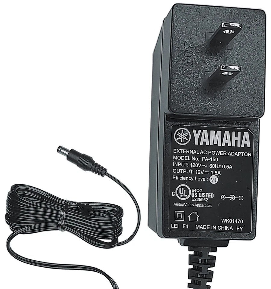OEM 12V 1.5A AC Adapter for Yamaha MODX8 MODX8+ MODX7 MODX7+ MODX6 MODX6+ Power - Image 1 of 4