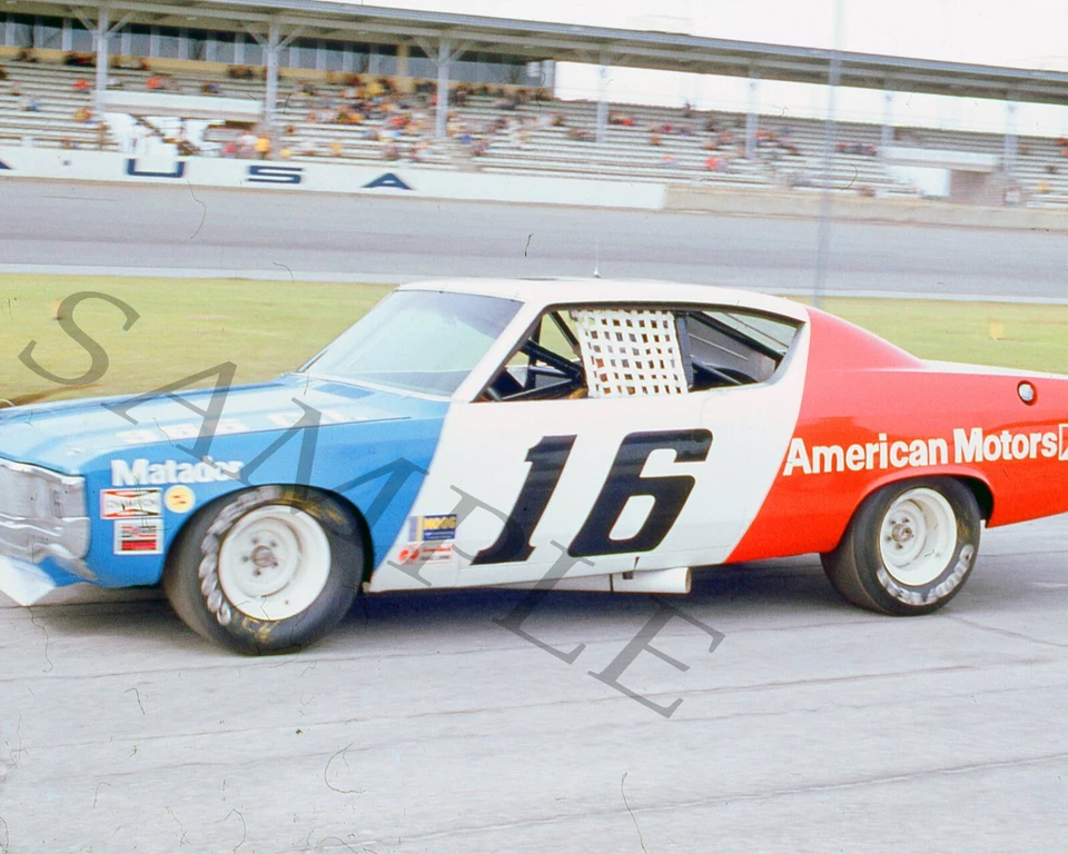 MARK DONOHUE #16 AMERICAN MOTORS AT DAYTONA 20X16 GLOSSY POSTER - Image 1 of 1