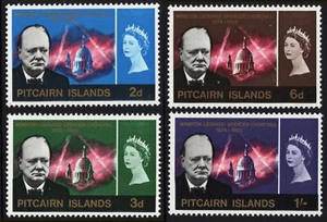 PITCAIRN ISLAND - 1965 CHURCHILL (4) COMO NUEVO DESQUICIADO (A27942) - Imagen 1 de 1