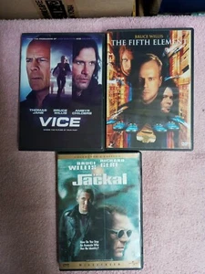 5 Bruce Willis Dvd Bundle ( Vice, Fifth Element, The Prince, Jackal, The Siege ) - Picture 1 of 2