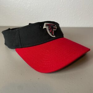 Atlanta Falcons Visor Hat Cap Strap Back Adule Black New Era NFL Football Golf