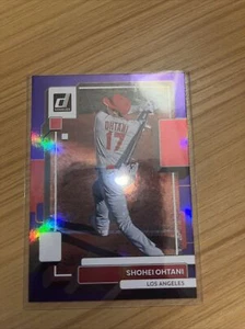 2022 Panini Donruss Purple Hologram No. 147 Shohei Ohtani - Picture 1 of 2