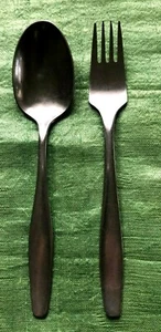 DIXON DELUXE stainless Dinner Fork and Table Spoon, Mid Cent Modern Japan - Picture 1 of 3