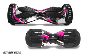 Skin Decal Wrap Aufkleber für Bluetooth Hover Board Roller passt Sense, Q6 STREET - Bild 1 von 1