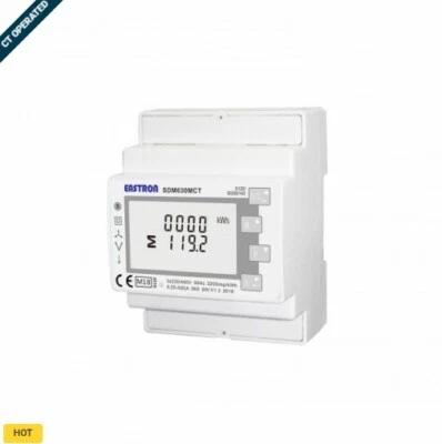 EASTRON SDM630MCT-E-MID single & three phase meter - Image 1 of 4