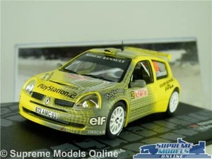 RENAULT CLIO S1600 MODEL CAR 2004 RALLY MONTE CARLO BERNARDI 1:43 SCALE IXO K8 - Picture 1 of 5