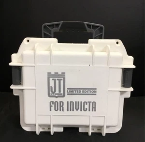 Invicta Three (3) Slot White Limited Edition Waterproof Dive Case Jason Taylor - Picture 1 of 5