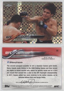 2018 Topps Chrome UFC X-Fractor Henry Cejudo #86