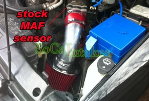 Red Short Air Intake Kit & Filter For 1996-2001 Oldsmobile Bravada 4.3L V6 - Bild 1 von 1