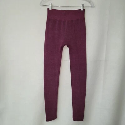 Legging Forrado de Vellón Fornia para Mujer S/M Capa Base Elástica de Vino Foto 1 de 4