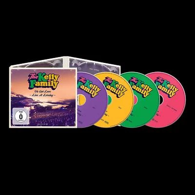 THE KELLY FAMILY - WE GOT LOVE-LIVE AT LORELEY (DELUXE EDITION)  3 CD+DVD NEU - Bild 1 von 2