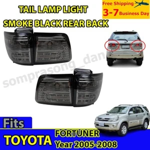 Toyota Fortuner 05-08 Tail Lamp Light Assembly Smoke Black Rear - Picture 1 of 8