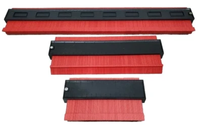 Herramienta de plástico duplicador de contorno de perfil de forma rastreo irregular de plantillas Foto 1 de 4