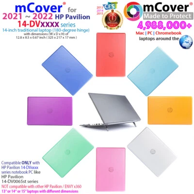 NUEVO Estuche Rígido mCover® para Portátil 2021 2022 14" HP Pavilion serie 14-DV0000 Foto 1 de 4