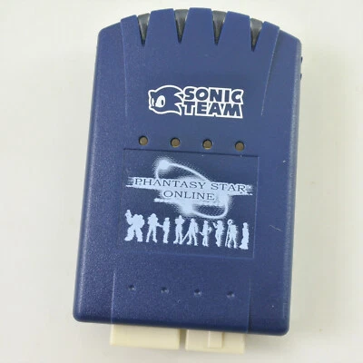 Dreamcast SONIC TEAM Phantasy Star Memory Card 4X HKT-4100 SEGA Official 0620 dc - Image 1 of 4