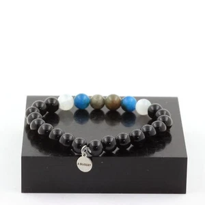 Armband Perlen Saphir Aus Mogok,Birma,Myanmar + Selenit Marokko Made IN Germany - Bild 1 von 7