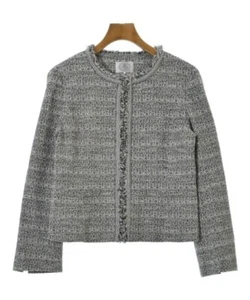 J.PRESS Collarless Jackets BlackxWhite(Tweed) 11(Approx. L) 2200557445035 - Picture 1 of 7