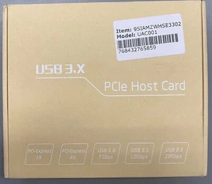 PCI-E to USB 3.0 7-Port(2X USB-C - 5X USB-A ) Expansion Card ,PCI Express USB... - Picture 1 of 4