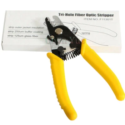 3 Hole Jacket Precision Fiber Optic Strippers Cable Wire Stripper FTTH Tools - Image 1 of 4