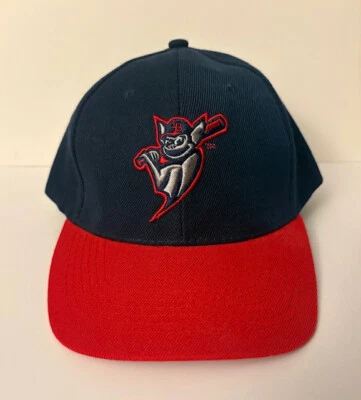 Gorra de béisbol Louisville Bats Strapback azul y roja para adultos OSFA habilidades EE. UU. Foto 1 de 4
