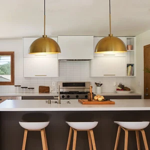 41" Industrial Modern Copper Color Double Pendant Light – Adjustable Ceiling Han - Picture 1 of 10