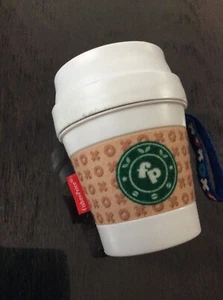 Fisher Price Rattle Coffee Cup Teether Baby Infant Toy Mirrored Balls Xoxo Starb - Picture 1 of 9